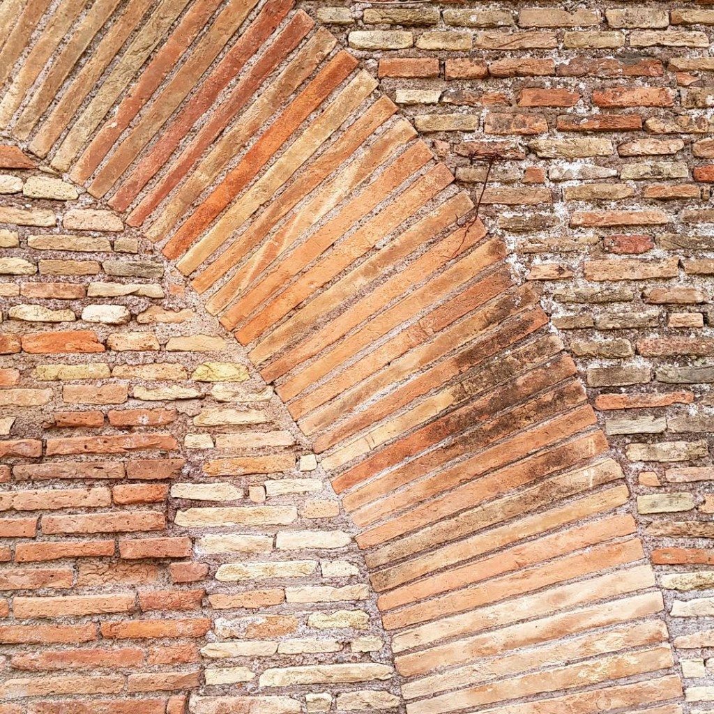 Look at this brickwork we saw during our Rome visit!