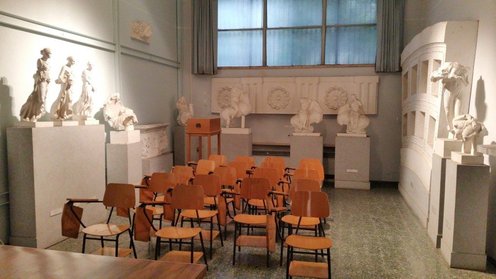 Seminar Room Sapienza University as seen during our Rome visit